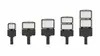 Waterproof AC Power Integrated 170lm/W Aluminum 150W LED Street Light