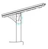 Road Lighting Microwave Sensor All in One Integrated 60W Alumbrado Publico Solar Lampara Solar LED Street Light