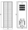 Government Project 8m 9m Complete Set 100W Solar Induction Street Lamp