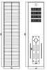 Water Proof Motion Sensor 9m 10m 120W Industrial Solar Street Light