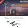 LiFePO4 Battery High Brightness 170lm/W 100W Solar LED Street Light