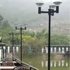 Landscape Public Lamp Post Top Integrated 15W Solar LED Garden Light