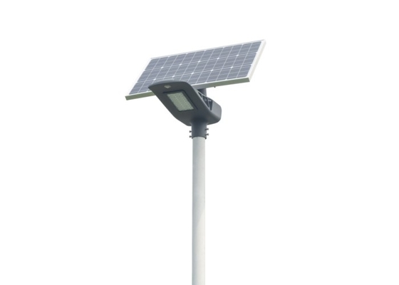 12V 40W  2700K Led Street Light With Solar Panel Energy Saving Long Lifespan
