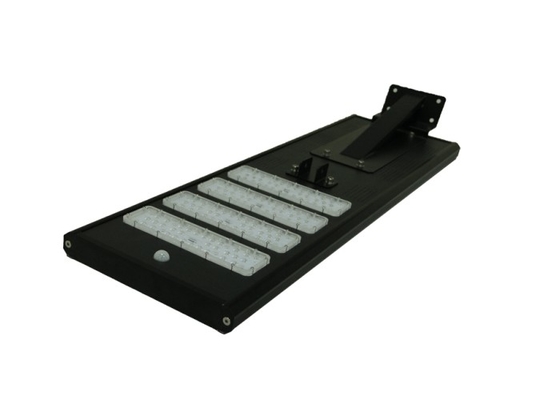 80 Watt Solar Powered LED Street Light 10000LM  Aluminum Steel Glass Material