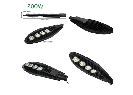 Cold White  200W Aluminum LED Street Light Cobra Head CRI 80Ra  RoHS Approved