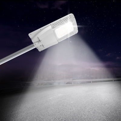 Waterproof  50W All In One Integrated Solar Street Light 5200LM With Pole