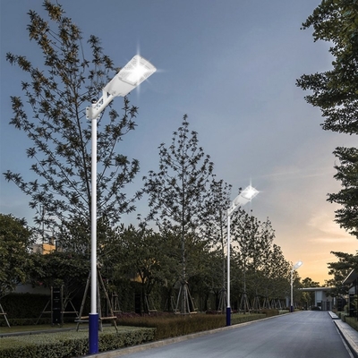Waterproof  50W All In One Integrated Solar Street Light 5200LM With Pole