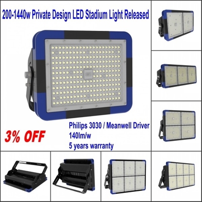 Waterproof 1440w Led Flood Lights Outdoor High Power L880 X W560 X H200