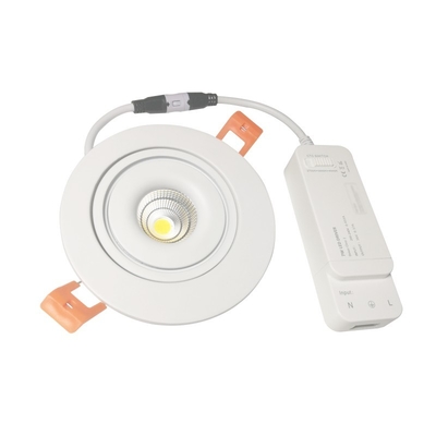 Intelligent 7W Taiji Smart LED Downlights CCT Changing / WiFi / Bluetooth System