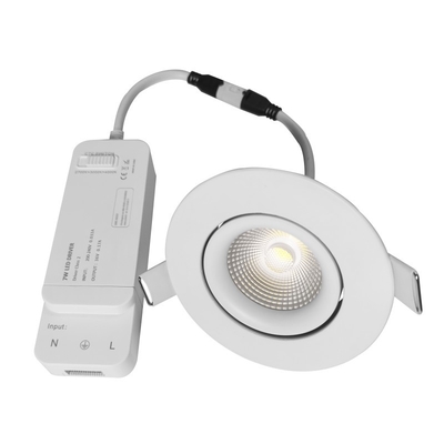 38/60° Beam Angle Smart LED Downlights 8w Dimming / Color Temperature Adjustable