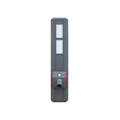 IP65 All In One Solar Led Street Light 30w-80w Tempered Glass With Solar Panel