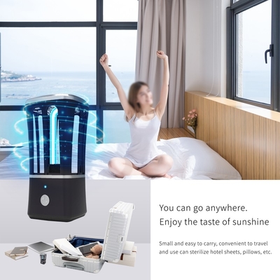 Mini Portable Uvc Disinfection Lamp , Chargeable USB Car UV Sterilizer Light