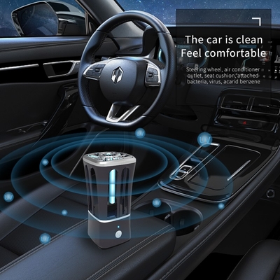 Mini Portable Uvc Disinfection Lamp , Chargeable USB Car UV Sterilizer Light