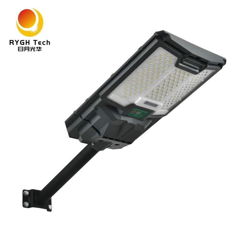 3.2V LiFePO4 Battery Monocrystalline Silicon Solar Panel Integrated Solar LED Street Light 20W With Light Control Radar Sensing