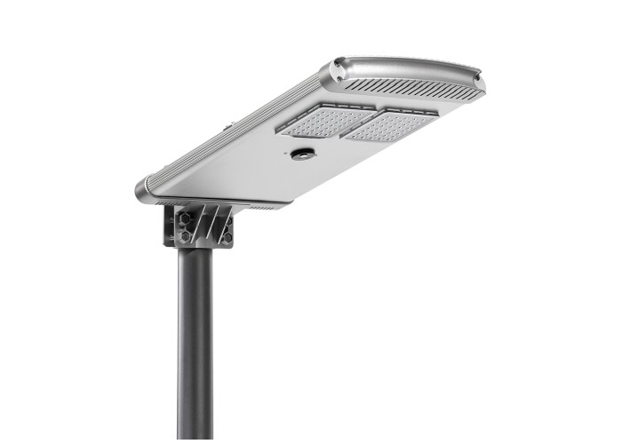 Energy Saving All In One Solar Led Street Light Aluminum Housing IP65 30W 170lm/w